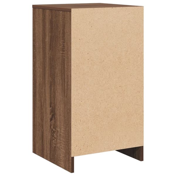 vidaXL Brun egetræ Konstrueret træ Medium Brun egetræ sideboard