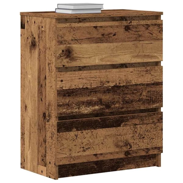 vidaXL Skjenk gammelt tre 60x35x76 cm konstruert tre