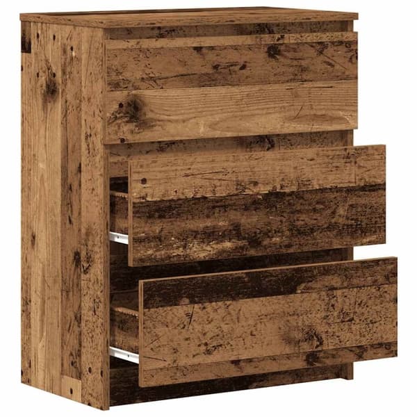 vidaXL Skjenk gammelt tre 60x35x76 cm konstruert tre