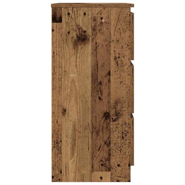 vidaXL Skjenk gammelt tre 60x35x76 cm konstruert tre