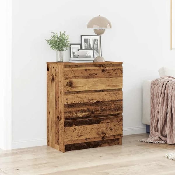 vidaXL Skjenk gammelt tre 60x35x76 cm konstruert tre