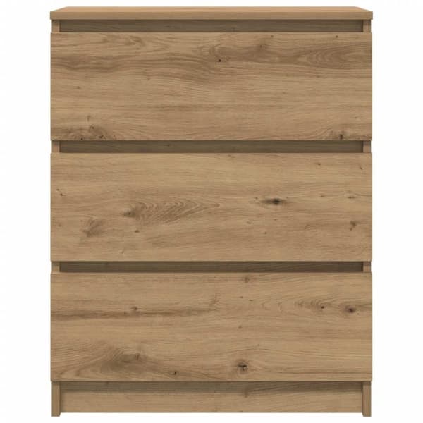 vidaXL Skjenk artisan eik 60x35x76 cm konstruert tre