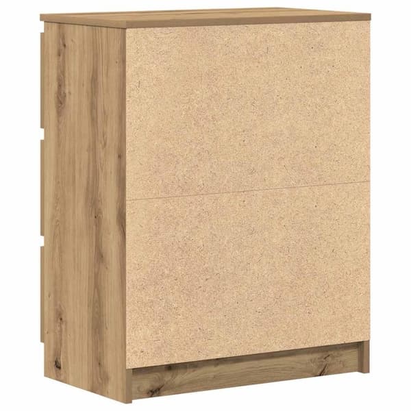 vidaXL Skjenk artisan eik 60x35x76 cm konstruert tre