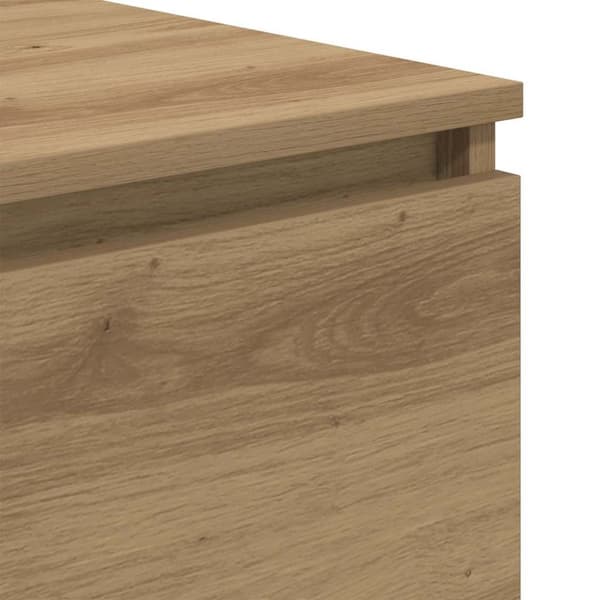 vidaXL Skjenk artisan eik 60x35x76 cm konstruert tre