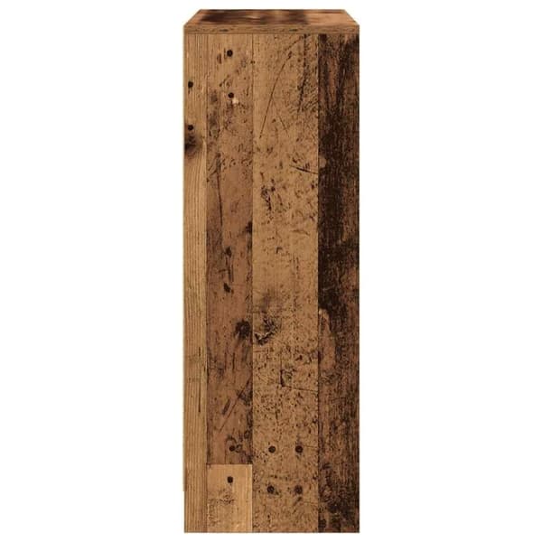 vidaXL Senkki laatikoilla ja ovilla vanha puu 73x31x90 cm