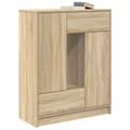Pikkukuva 5 / 11: vidaXL Senkki laatikoilla ja ovilla Sonoma-tammi 73x31x90 cm