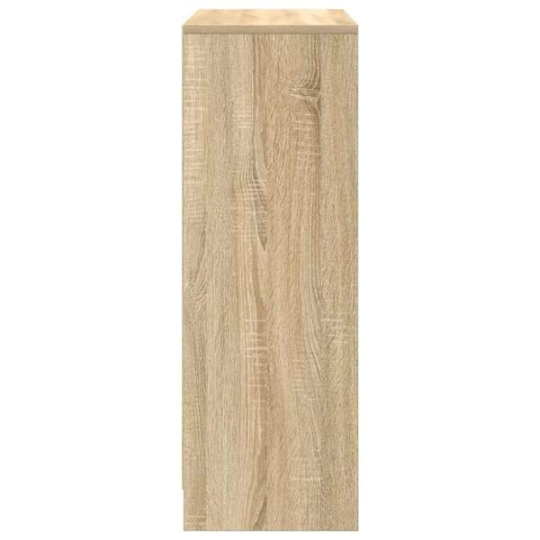 vidaXL Senkki laatikoilla ja ovilla Sonoma-tammi 73x31x90 cm