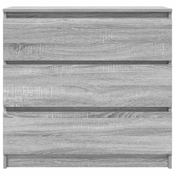 vidaXL Skjenk grå sonoma 80x35x76 cm konstruert tre