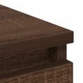 Miniatyrbilde 10 av 11: vidaXL Skjenk brun eik 80x35x76 cm konstruert tre