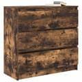 Pikkukuva 5 / 11: vidaXL Senkki savutammi 80x35x76 cm tekninen puu