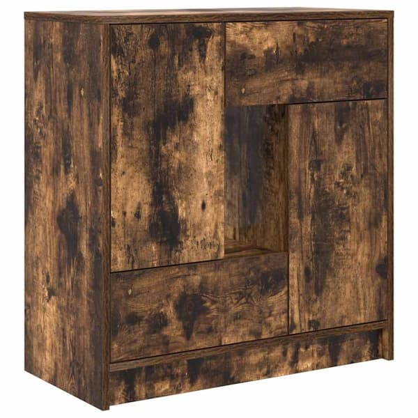 vidaXL Senkki laatikoilla ja ovilla savustammi 70,5x34x74,5 cm