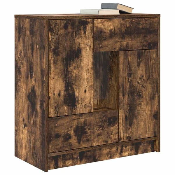 vidaXL Senkki laatikoilla ja ovilla savustammi 70,5x34x74,5 cm