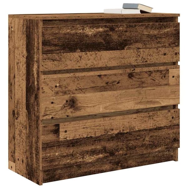 vidaXL Skjenk gammelt tre 80x35x76 cm konstruert tre