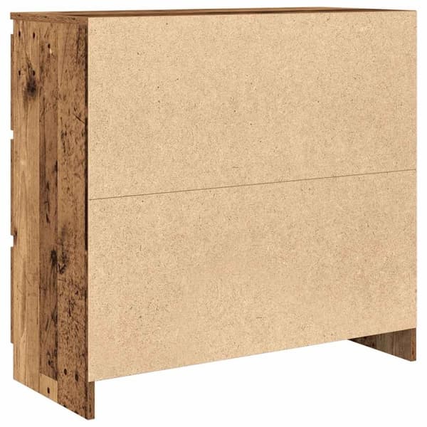 vidaXL Skjenk gammelt tre 80x35x76 cm konstruert tre