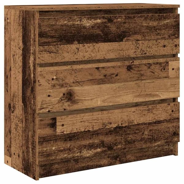 vidaXL Skjenk gammelt tre 80x35x76 cm konstruert tre