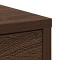 Miniatyrbilde 10 av 11: vidaXL Skjenk med skuffer og dører brun eik 70,5x34x74,5 cm