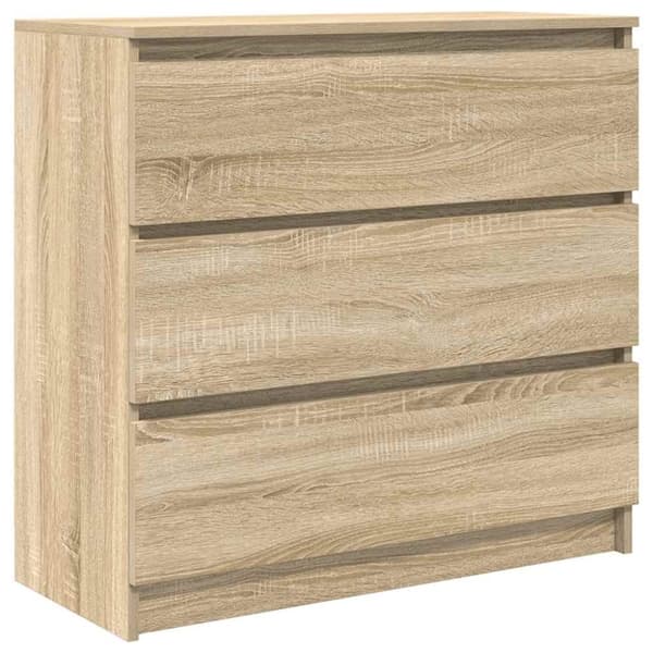 vidaXL Senkki sonoma tammi 80x35x76 cm tekninen puu