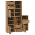 Miniatyrbillede 6 af 11: vidaXL sidekabinetter 5 stk ODDA 40x24x79 cm massivt fyrretræ