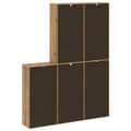 Miniatyrbillede 9 af 11: vidaXL sidekabinetter 5 stk ODDA 40x24x79 cm massivt fyrretræ