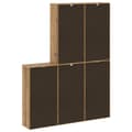 Miniatyrbillede 9 af 11: vidaXL sidekabinetter 5 stk ODDA 40x24x79 cm massivt fyrretræ