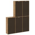 Miniatyrbillede 9 af 11: vidaXL sidekabinetter 5 stk ODDA 40x24x79 cm massivt fyrretræ
