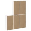 Miniatyrbillede 9 af 11: vidaXL sidekabinetter 5 stk ODDA 40x24x79 cm massivt fyrretræ hvid