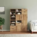 Miniatyrbillede 4 af 11: vidaXL sidekabinetter 6 stk ODDA 40x24x79 cm massivt fyrretræ
