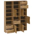 Miniatyrbillede 6 af 11: vidaXL sidekabinetter 6 stk ODDA 40x24x79 cm massivt fyrretræ
