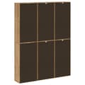 Miniatyrbillede 9 af 11: vidaXL sidekabinetter 6 stk ODDA 40x24x79 cm massivt fyrretræ