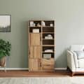 Miniatyrbillede 4 af 11: vidaXL sidekabinetter 4 stk ODDA 40x24x79 cm massivt fyrretræ