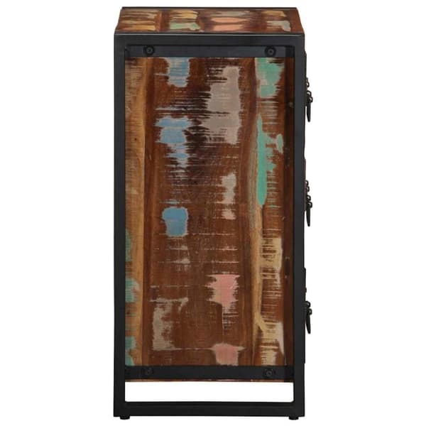 vidaXL skænk 50x35x70 cm massivt genbrugstræ