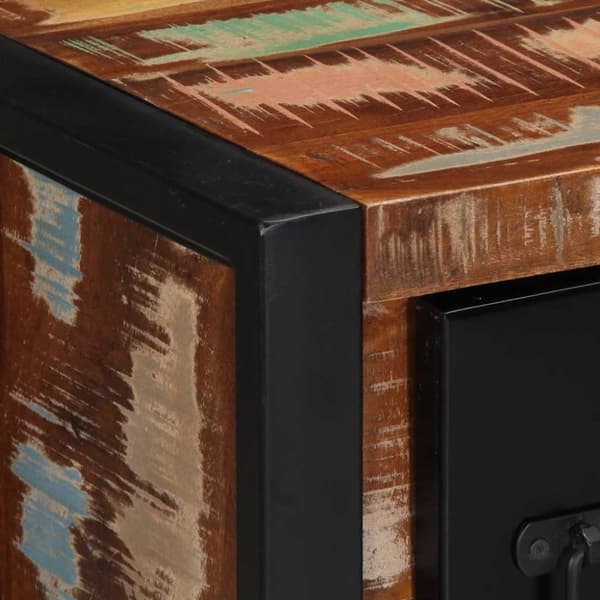 vidaXL skænk 50x35x70 cm massivt genbrugstræ