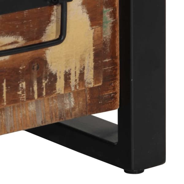 vidaXL skænk 50x35x70 cm massivt genbrugstræ