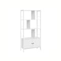 Miniatyrbillede 1 af 6: Bogreol, VASAGLE, 30x74x154,5 cm, Ahornhvid.