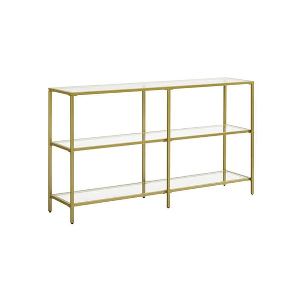 Konsolbord, VASAGLE, 130x30x73 cm, Guld