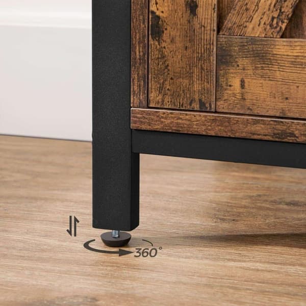 Sideboard, VASAGLE, 100x35x70 cm, Brun-Sort