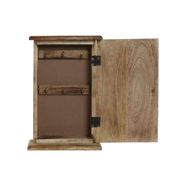 Avainkaappi Home ESPRIT Luonnollinen 18 x 7,5 x 28 cm