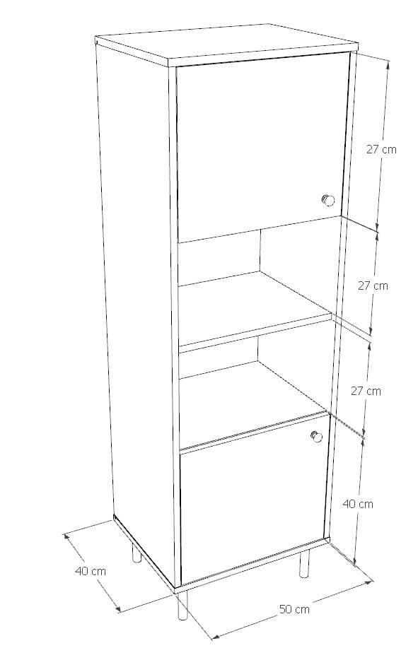 Venus vit loft vardagsrum display piedestal