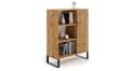 Miniatyrbillede 1 af 6: Fondi skab egetræ craft gold - sort, loft stil