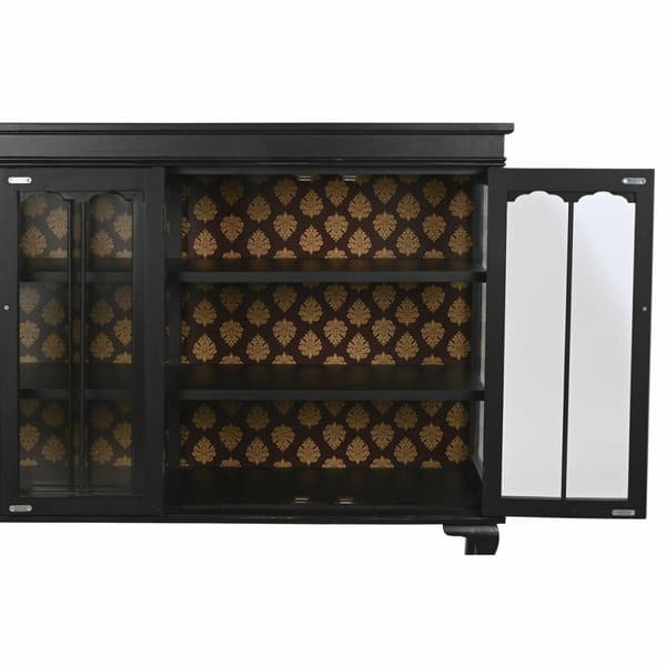 KÄYTETTY Sivupöytä DKD Home Decor Musta (Kunnostetut Tuotteet B)