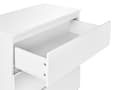 Miniatyrbillede 8 af 9: Hvid 4-skuffers kommode til stue, gang, linnedskab til soveværelse 100 x 80 cm Skandinavisk stil