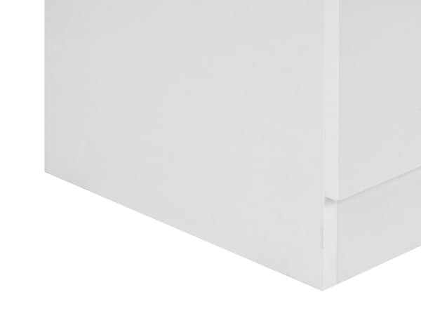 Hvid 4-skuffers kommode til stue, gang, linnedskab til soveværelse 100 x 80 cm Skandinavisk stil