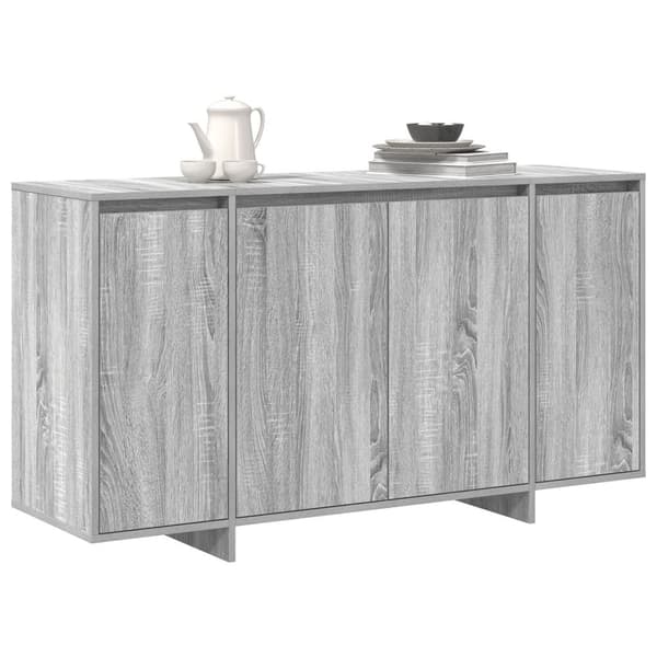 Grått Sideboard Grå sonoma Konstruerat trä 135 x 41 x 75 cm