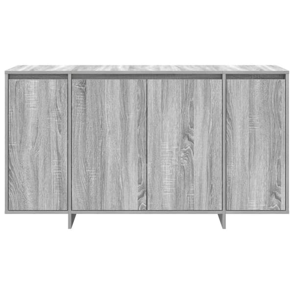Grått Sideboard Grå sonoma Konstruerat trä 135 x 41 x 75 cm