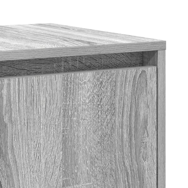 Grått Sideboard Grå sonoma Konstruerat trä 135 x 41 x 75 cm