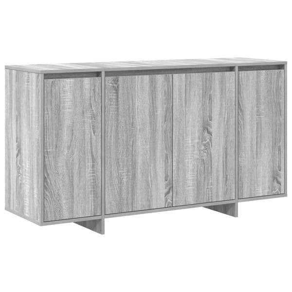 Grått Sideboard Grå sonoma Konstruerat trä 135 x 41 x 75 cm