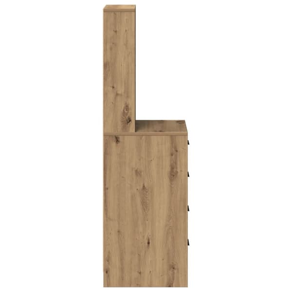 Högskåp Hantverksmässig Ek 40x41x135 cm Konstruerat trä