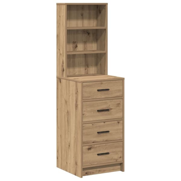 Högskåp Hantverksmässig Ek 40x41x135 cm Konstruerat trä