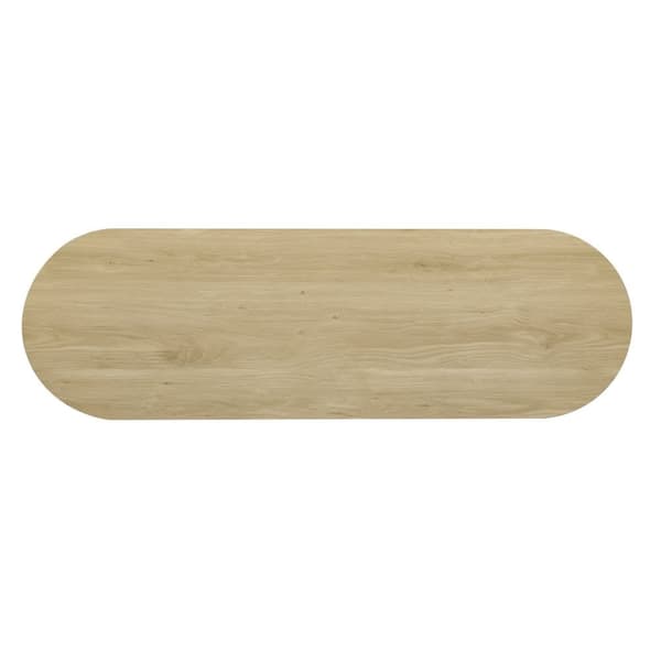 Buffet 138x43x75 cm - 2 liukuovella - männyn jalat - säädettävillä hyllyillä - vaalea luonnonpuu