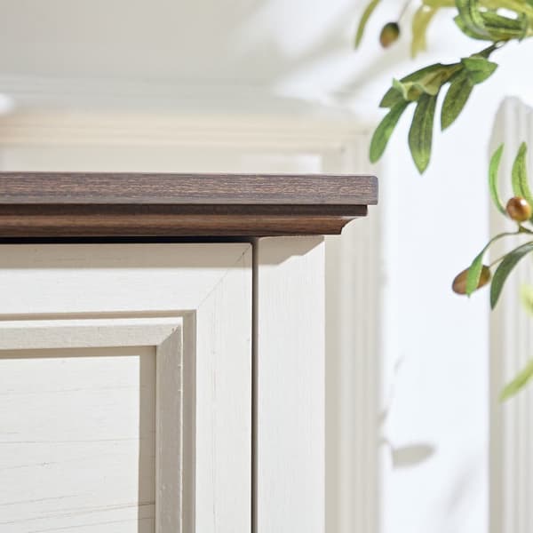 Buffet med 6 lådor - MDF - Vit